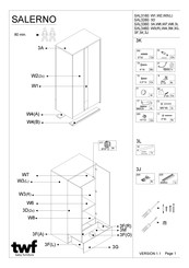 TWF SALERNO SAL3360 Instructions De Montage