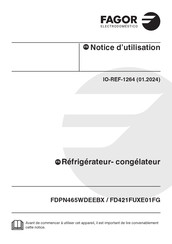 Fagor FDPN465WDEEX Notice D'utilisation