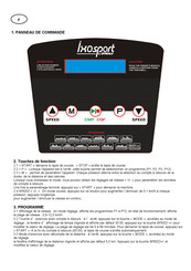 CARE FITNESS Striale IXOSPORT IXO-732 Mode D'emploi