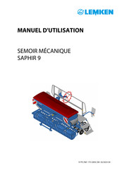 LEMKEN Saphir 9 Manuel D'utilisation