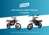 PINK E-VEREST Mode D'emploi