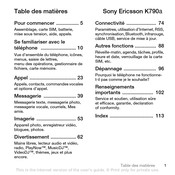 Sony Ericsson K790a Mode D'emploi