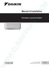 Daikin FTXTA30CW Manuel D'installation