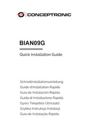 Conceptronic BIAN09G Guide D'installation Rapide