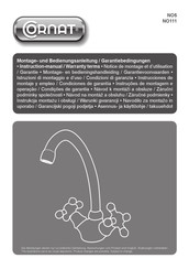 Cornat NOSTALGIE NO111 Notice De Montage Et D'utilisation