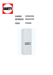 Whirlpool WBA3327NF Fiche Produit