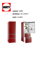 Haier AFL-631CR-F Manuel D'utilisation