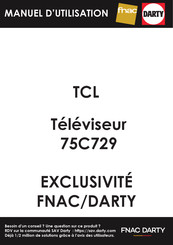 TCL 75C729 Manuel D'instructions