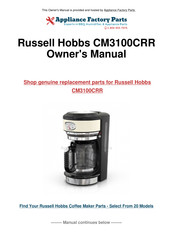 Russell Hobbs CM3100CRR Mode D'emploi