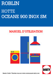 ROBLIN OCEANE 900 INOX Manuel D'utilisation