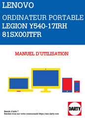 Lenovo 81SX00JTFR Guide D'utilisation