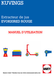 Kuvings EVO820 Manuel D'utilisation