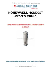 Honeywell HCM-315T Mode D'emploi