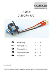 Multiplex HIMAX C 2805-1430 Instructions