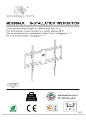 Mounting Dream MD2868-LK Instructions D'installation