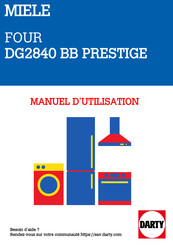 Miele DG 2840 Mode D'emploi Et Instructions De Montage