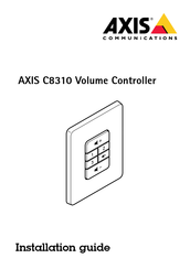 Axis Communications C8310 Instructions D'installation