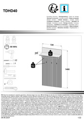 Forte TDHD40 Notice De Montage