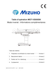 Mizuho MOT-VS500SK Mode D'emploi