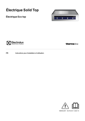 Electrolux Professional 588009 Instructions D'installation