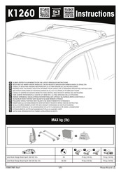 Yakima K1260 Instructions