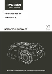 Hyundai power products HRM20V600-A Instructions Originales