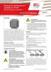 Warema 1002 418 Manuel D'utilisation Et D'installation