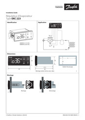 Danfoss EKC 223 Serie Guide D'installation