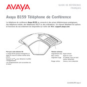 Avaya B159 Guide De Référence