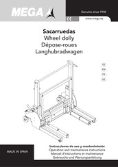 Mega SCR700 Manuel D'instructions Et Maintenance