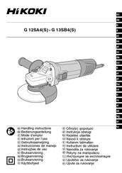 HIKOKI G 12SA4 Mode D'emploi