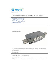 Mayr ROBA 3840 Serie Instructions De Mise En Service