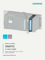 Siemens SIMATIC 200MP Manuel De L'appareil