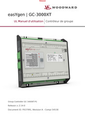 Woodward easYgen GC-3000XT Manuel D'utilisation