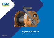 REID LIFTING G. Winch 070-250G Manuel D'assemblage Et D'utilisation