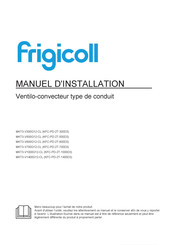 Frigicoll MKT3-V1400G12-CL Manuel D'installation