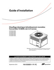 Ingersoll Rand 4TCC4036A1000A Guide D'installation