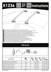 Yakima K1236 Instructions