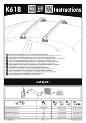 Yakima K618 Instructions