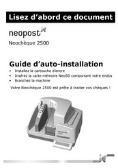 Neopost Neocheque 2500 Guide D'installation