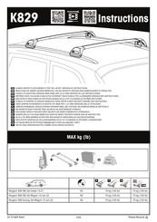 Yakima K829 Instructions