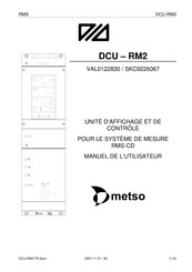 metso VAL0122830 Mode D'emploi