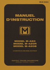 Rapido Trains M-420 Manuel D'instructions