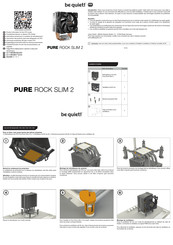 Be Quiet! PURE ROCK SLIM 2 Mode D'emploi