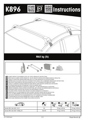 Yakima K896 Instructions