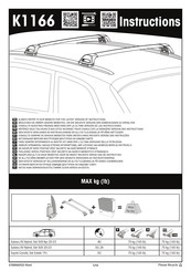 Yakima K1166 Instructions