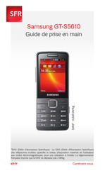 Samsung GT-S5610 Guide De Prise En Main