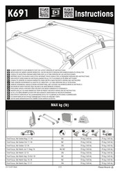 Yakima K691 Instructions