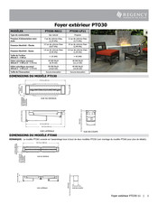 Regency PTO30-NG11 Mode D'emploi