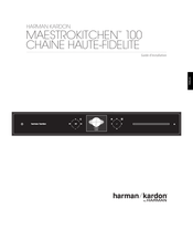 Harman Kardon MaestroKitchen 100 Guide D'installation